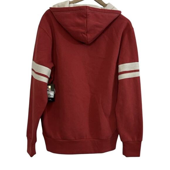 Colosseum DAYTON FLYERS Mens Sz L RED O HOOLIGAN Hoodie Waffle Stitched New NWT - Picture 3 of 10